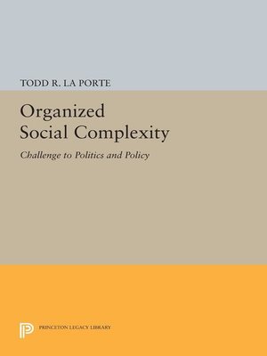 cover image of Organized Social Complexity